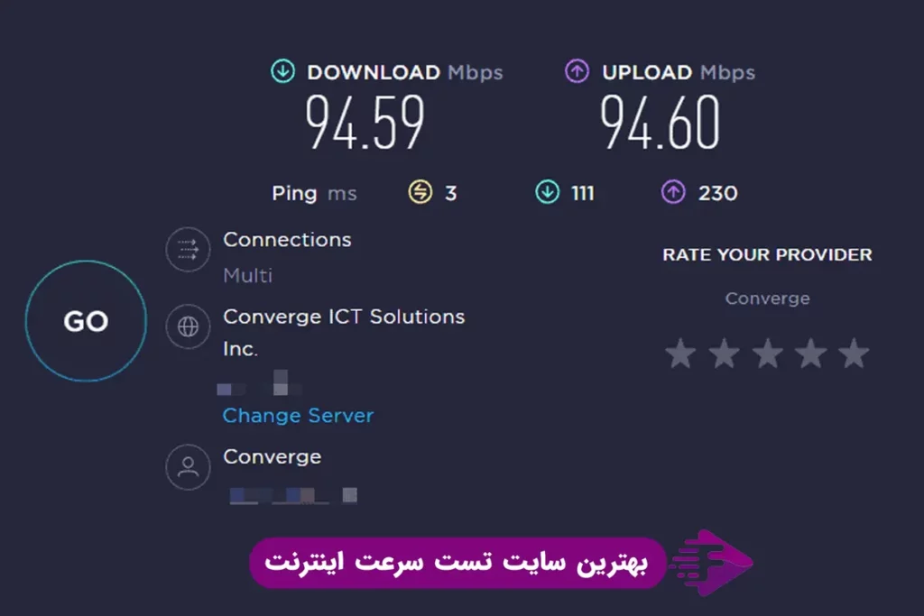 بهترین سایت‌های تست سرعت اینترنت