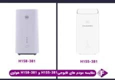 مقایسه مودم های 5G هواوی H158-381 و H155-381
